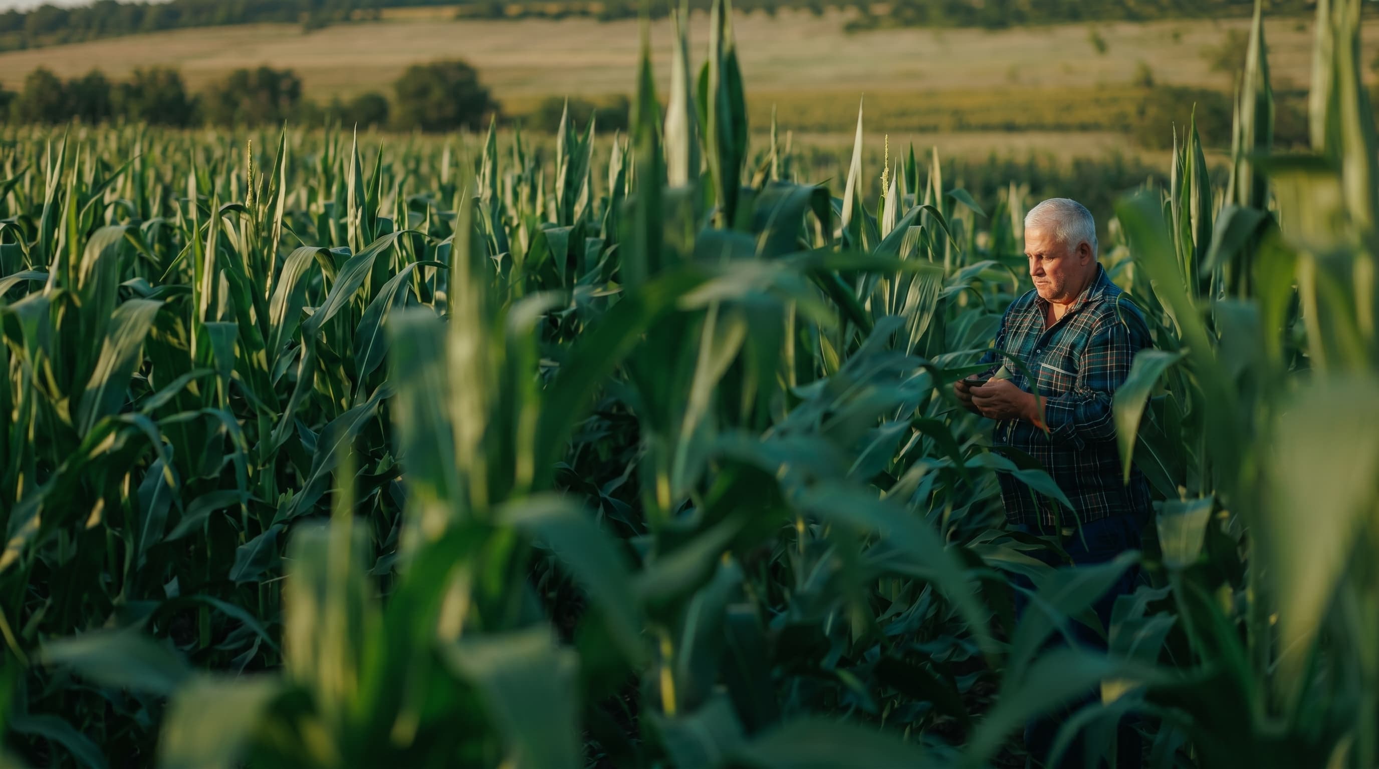 Produtor rural no campo, público final impactado pelas campanhas da Agro Ideas